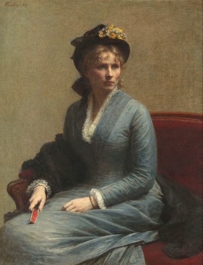 Portrait of Mlle C. D. [Charlotte Dubourg] by Ignace Henri Jean Fantin Latour